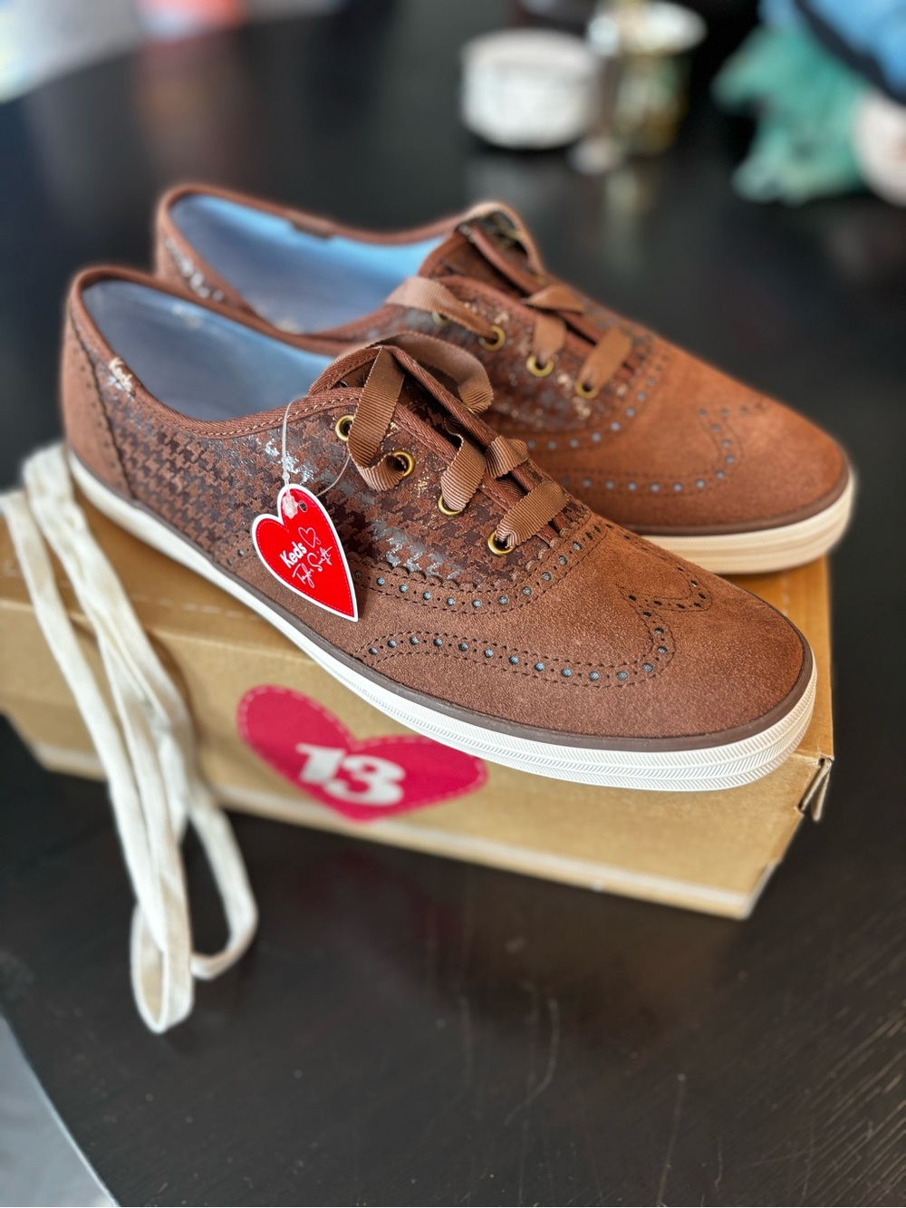 NWT Keds‎ X Taylor Swift Brogue Herringbone 10M Limited Edition Swiftie Merch